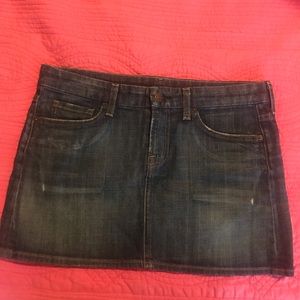 Citizens of Humanity Mini Jean Skirt